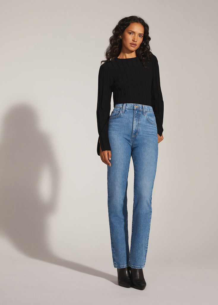 THE VALENTINA SUPER HIGH RISE STRAIGHT | Favorite Daughter