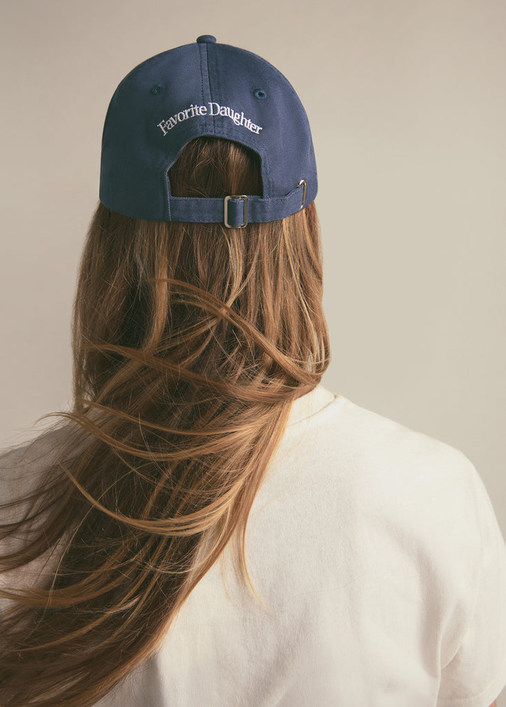 FAVORITE DAUGHTER Mom of the Year Baseball Hat Navy THE MOM OF THE YEAR BASEBALL HAT | Favorite Daughter main image 4