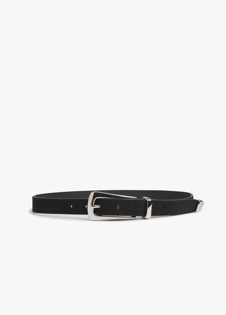 Oversized Black Vegan Suede Statement Belt Favorite Daughter Women main image 3