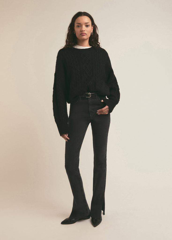 THE OVERSIZED CABLE SWEATER | Favorite Daughter