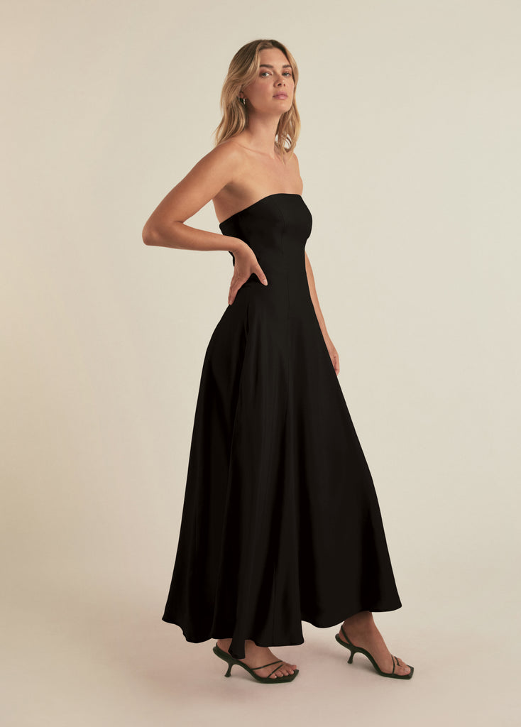 Favorite Daughter The Favorite Linen Dress | Black | Size 10