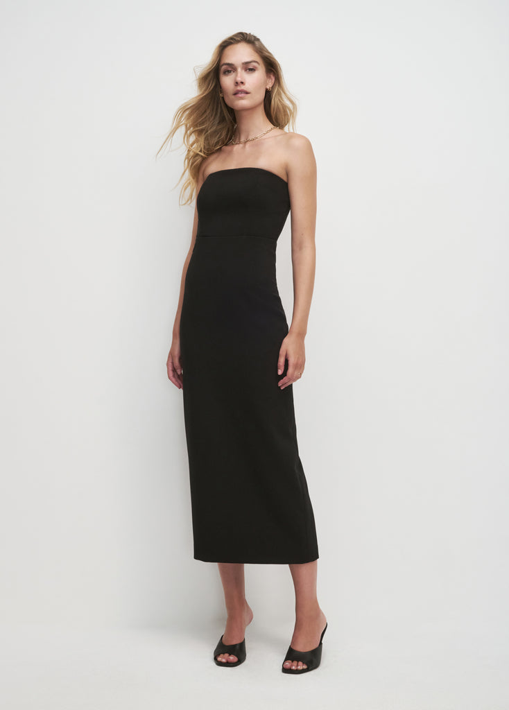 Favorite Daughter The Long Willow Dress Black / 8