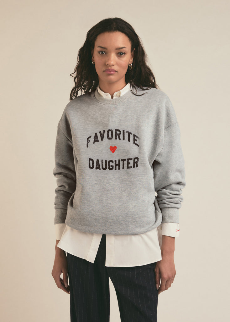 【GRAVER】23FW★ TYL Heart Logo Sweatshirt fhu3fh6042_heather-