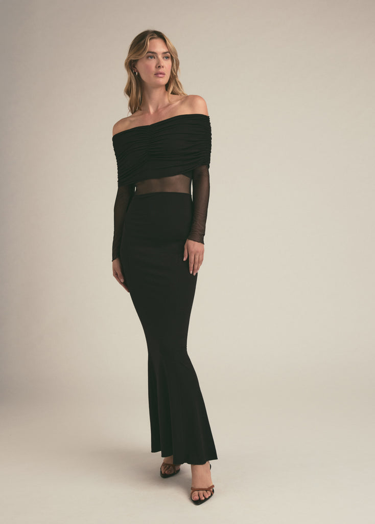 favorite daughter mesh dress The New Era Dress Black / S