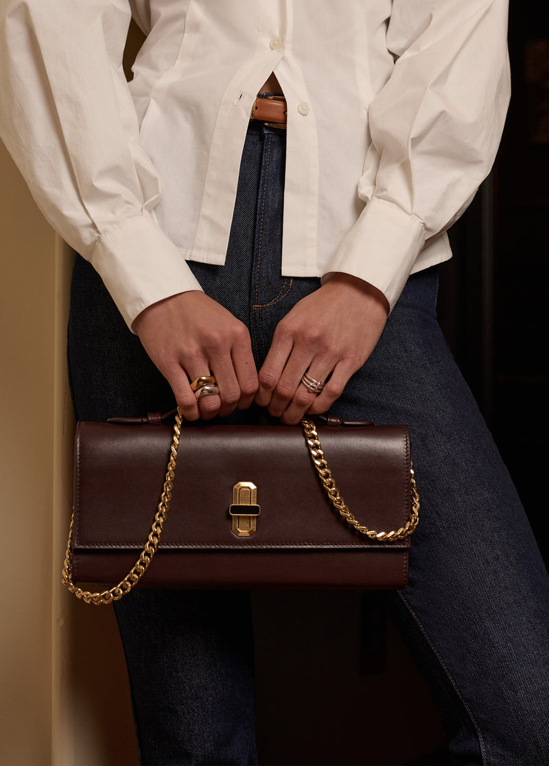 THE LEATHER HEIRLOOM CLUTCH