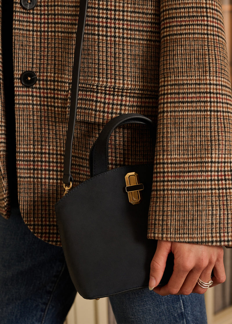 THE SUEDE HEIRLOOM MINI TOTE