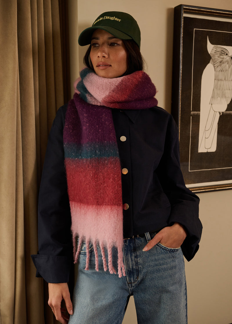 THE MIXED SIGNALS FRINGE SCARF