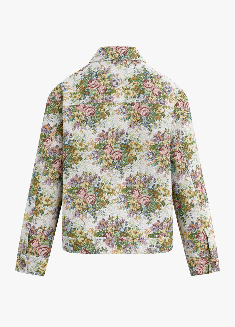 floral jacquard