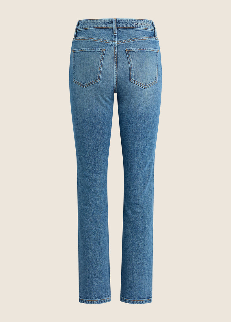 THE JEN MID RISE SLIM STRAIGHT