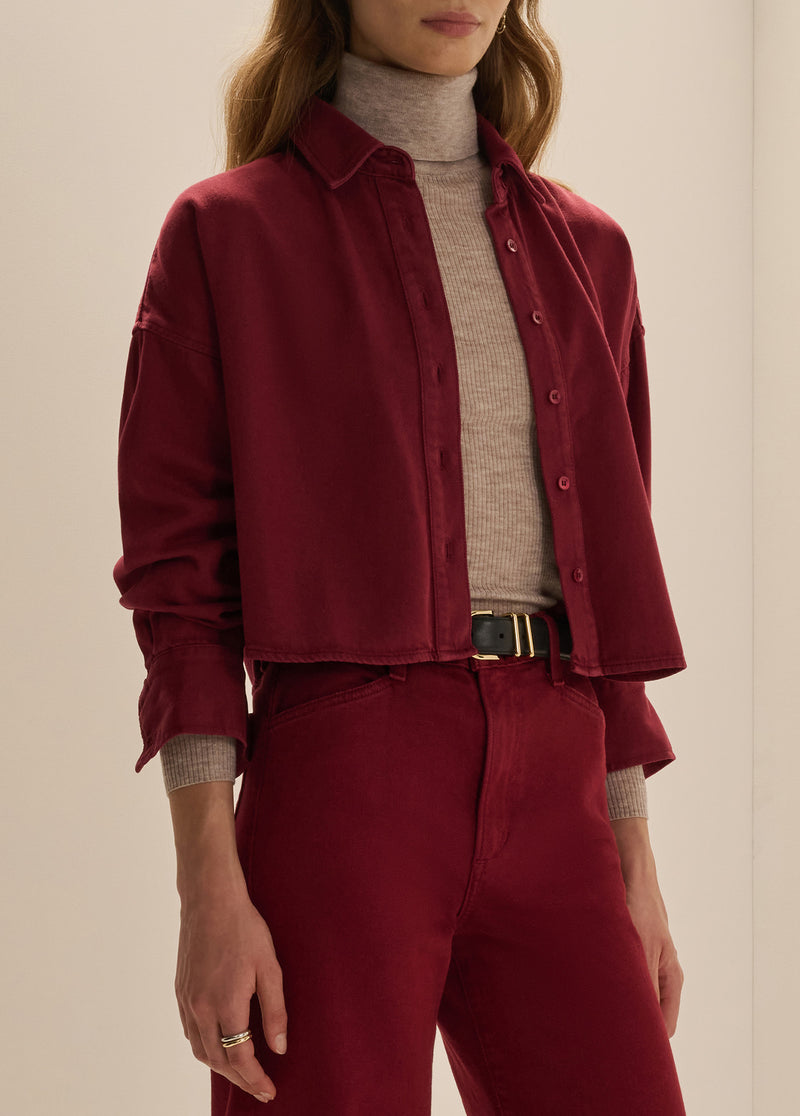 THE CROP EX-BOYFRIEND SHIRT
