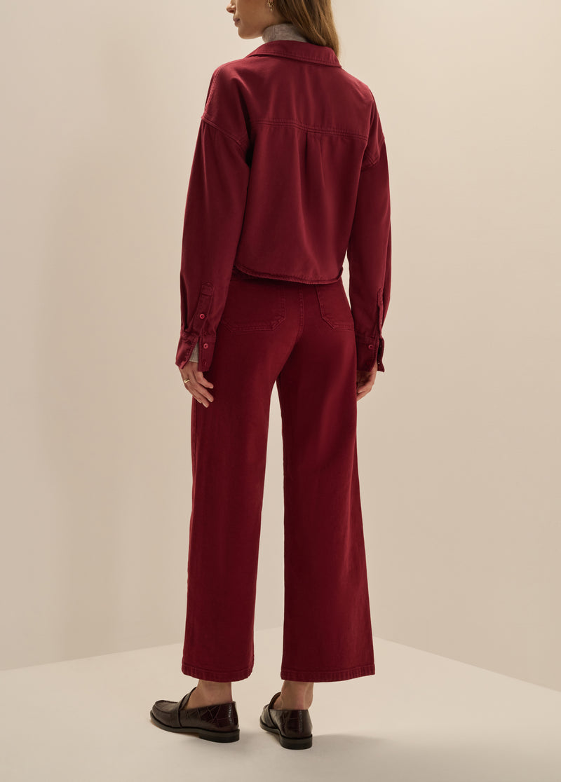 THE CROP EX-BOYFRIEND SHIRT