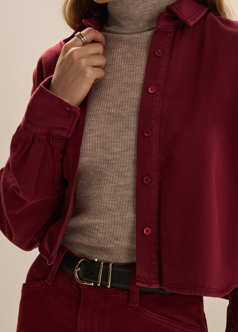 THE CROP EX-BOYFRIEND SHIRT