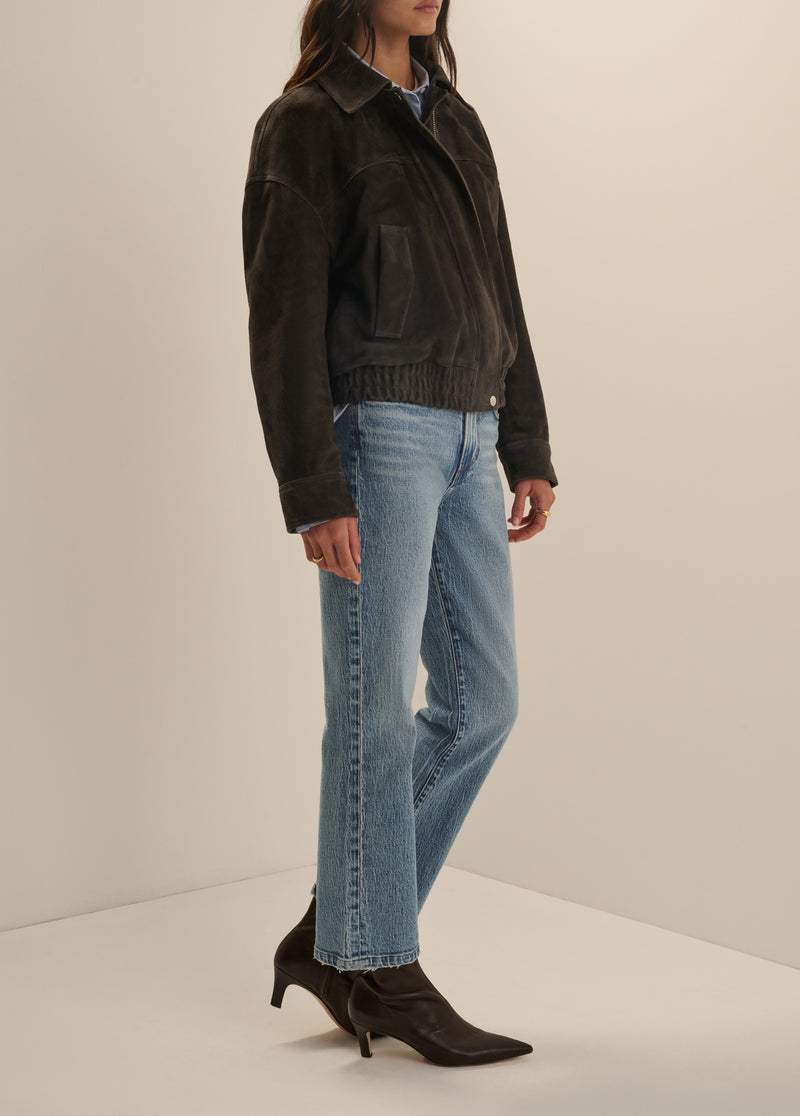 THE SUEDE BLEEKER JACKET