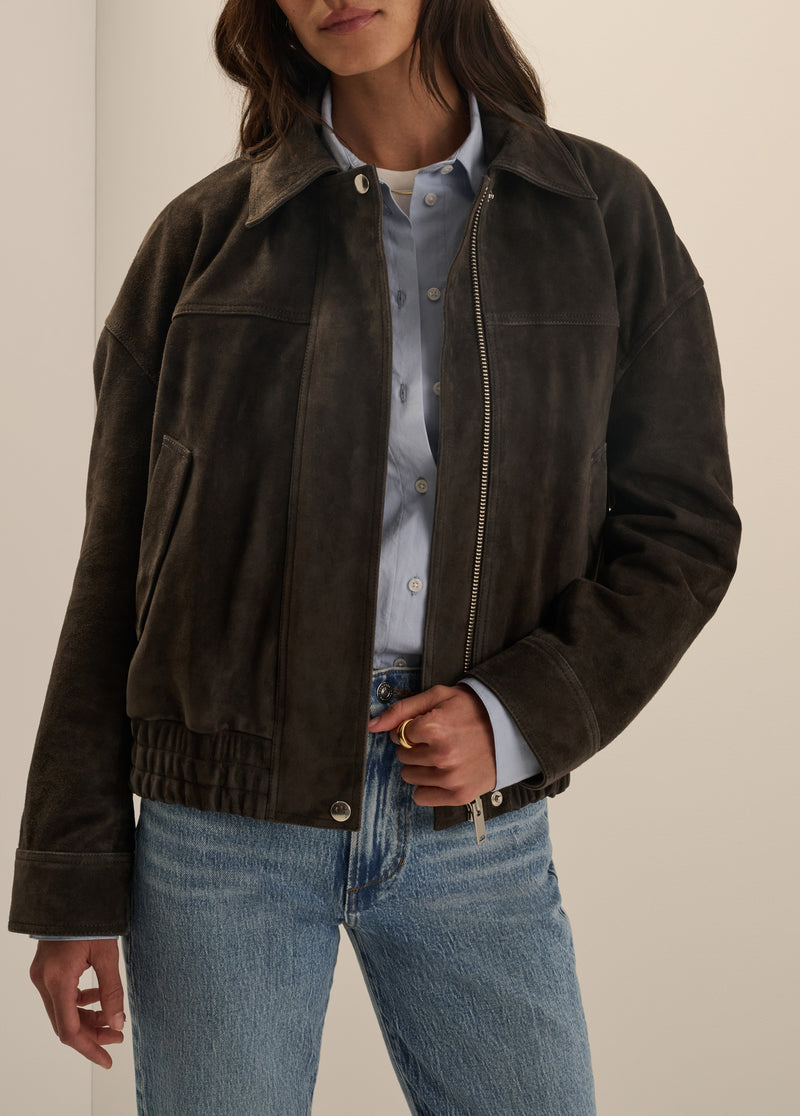 THE SUEDE BLEEKER JACKET