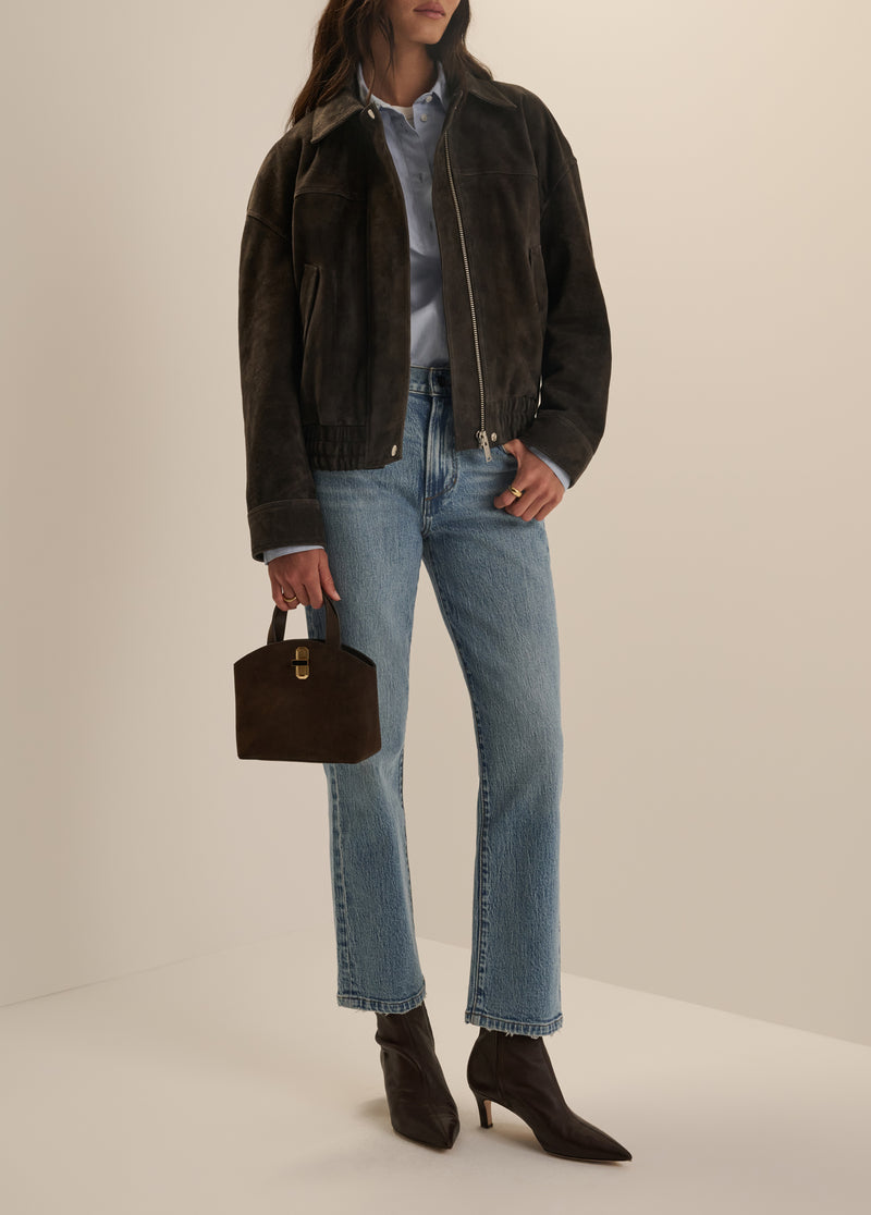 THE SUEDE BLEEKER JACKET