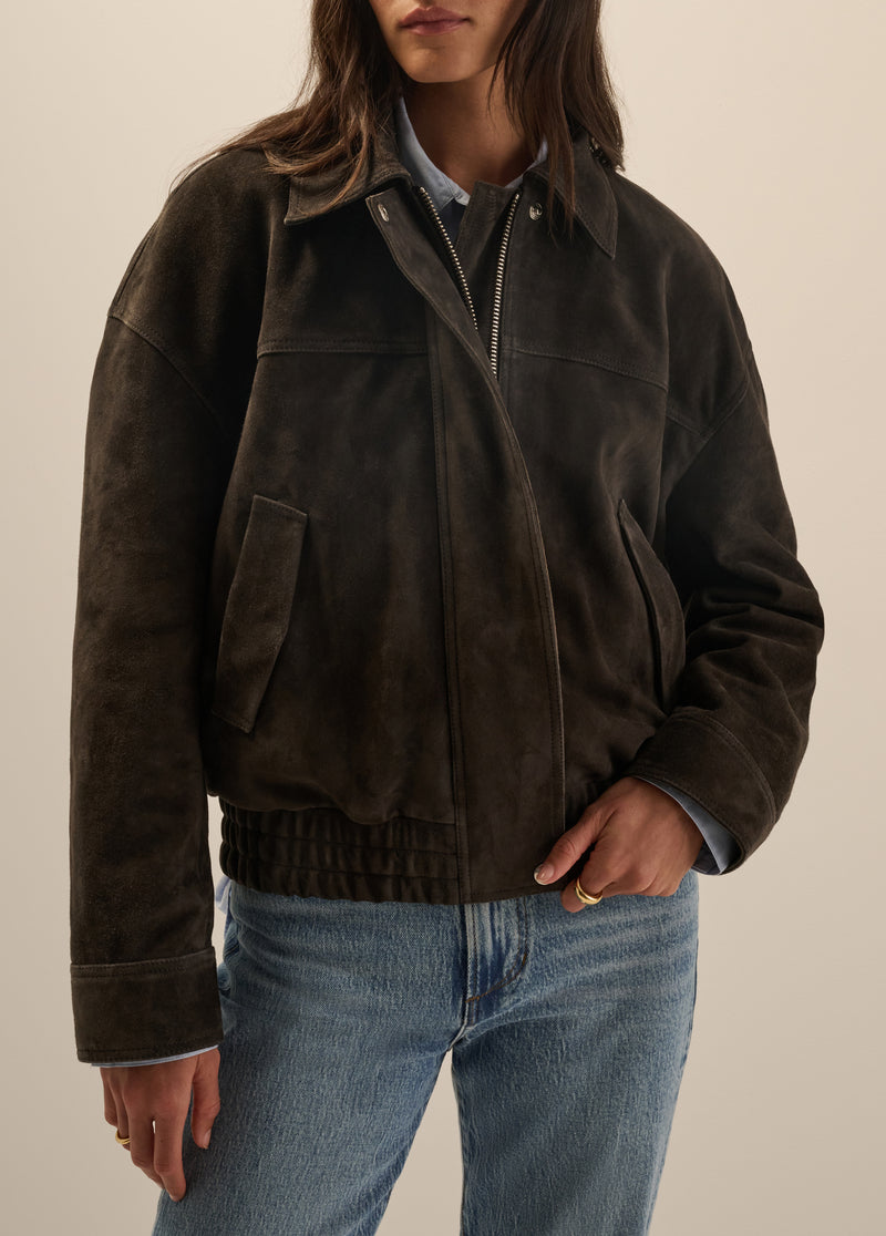 THE SUEDE BLEEKER JACKET