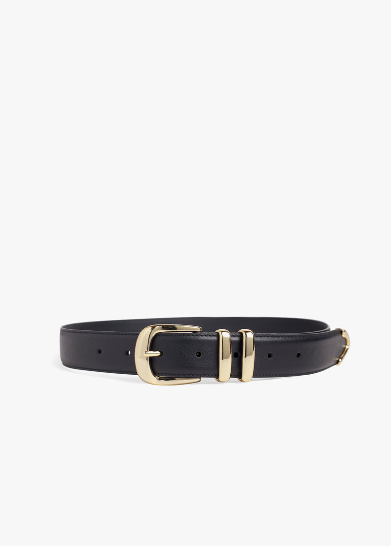Favorite Daughter - The Jordan Belt - Black Gold S Favorite Daughter - The Jordan Belt - Black Gold S