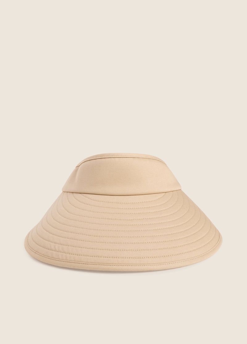 VISOR WITH EMBROIDERED LOGO