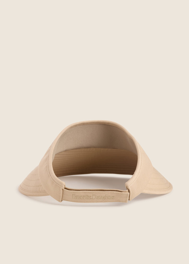 VISOR WITH EMBROIDERED LOGO