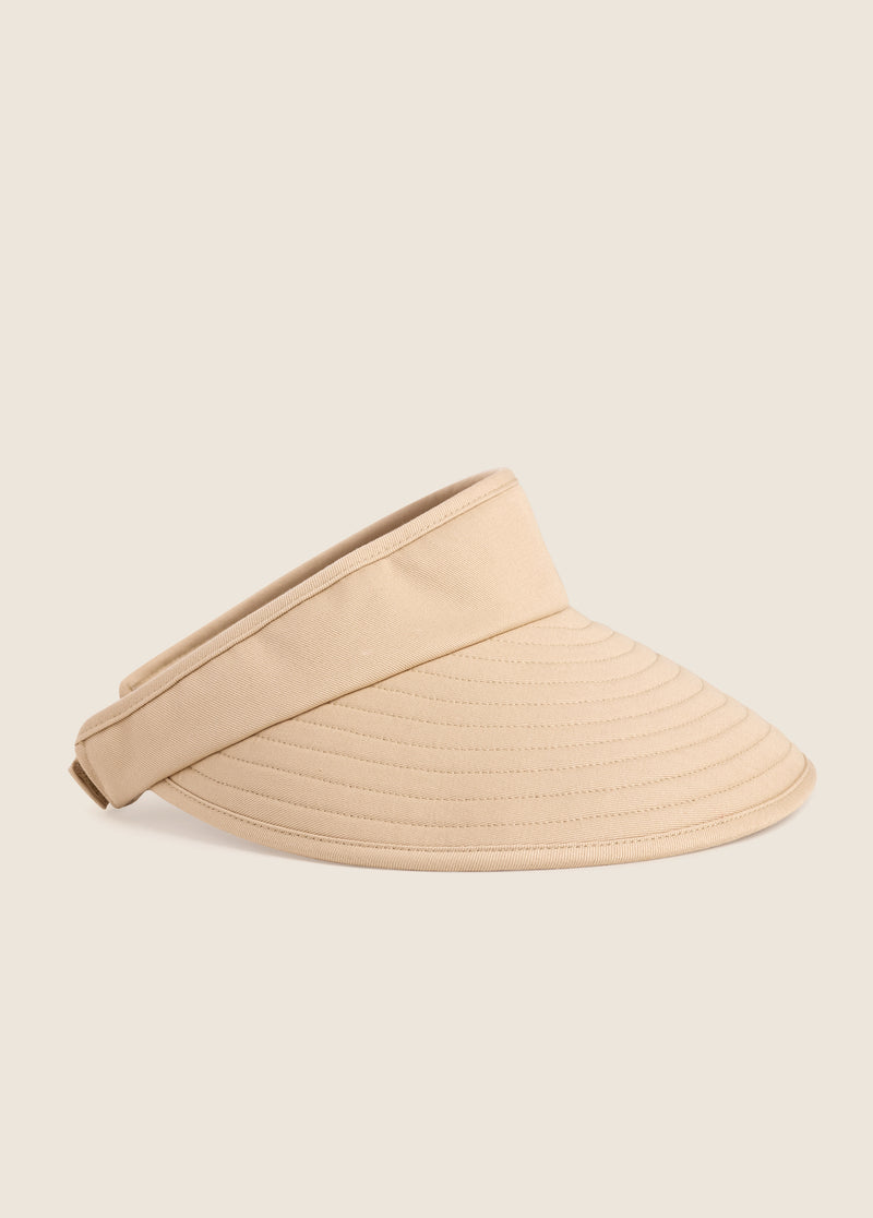 VISOR WITH EMBROIDERED LOGO