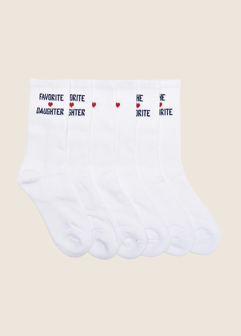 THE FAVORITE DAUGHTER HEART SOCK BOX SET