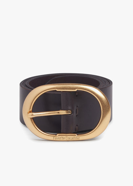 Favorite Daughter The Jean Gold and Brown Belt Brown Sz XS NWT $148 Stylish Smoketree Suede Jean Belt | women main image 4