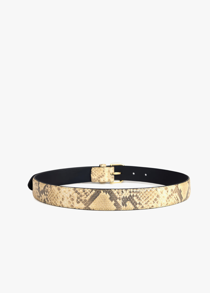 THE SNAKE PRINT JUNI BELT