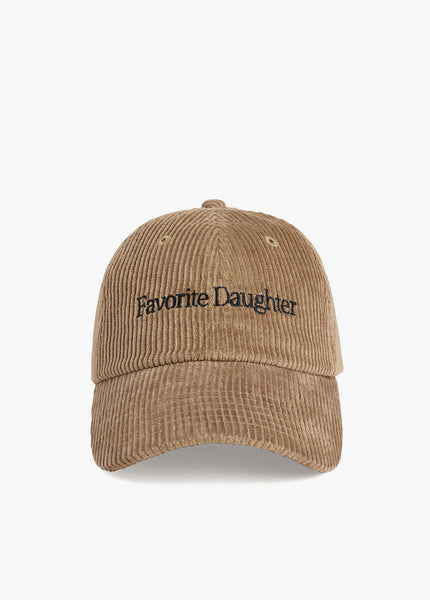 NEW FAVORITE DAUGHTER women\'s wool baseball cap with leather strap in camel Favorite Daughter Women main image 3
