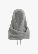 Cozy Grey Heather Hooded Scarf | women's Scarfs | Favorite Daughter