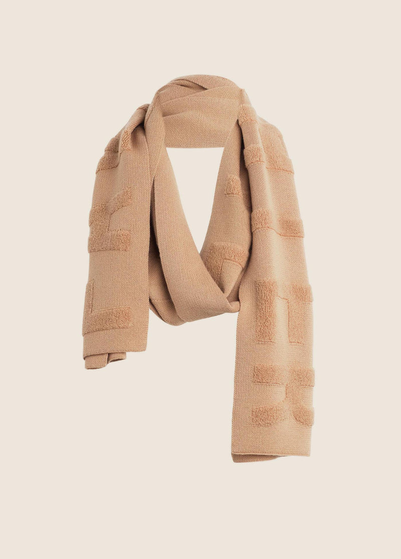 THE FUZZY LOGO SCARF