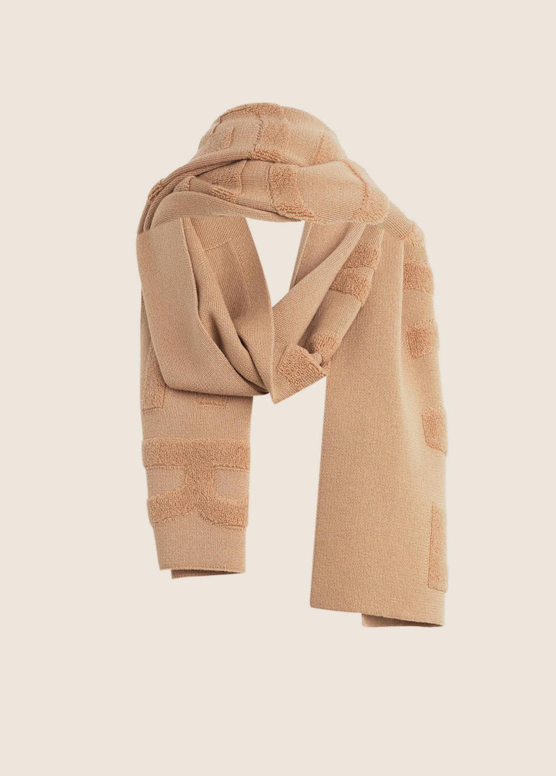 THE FUZZY LOGO SCARF