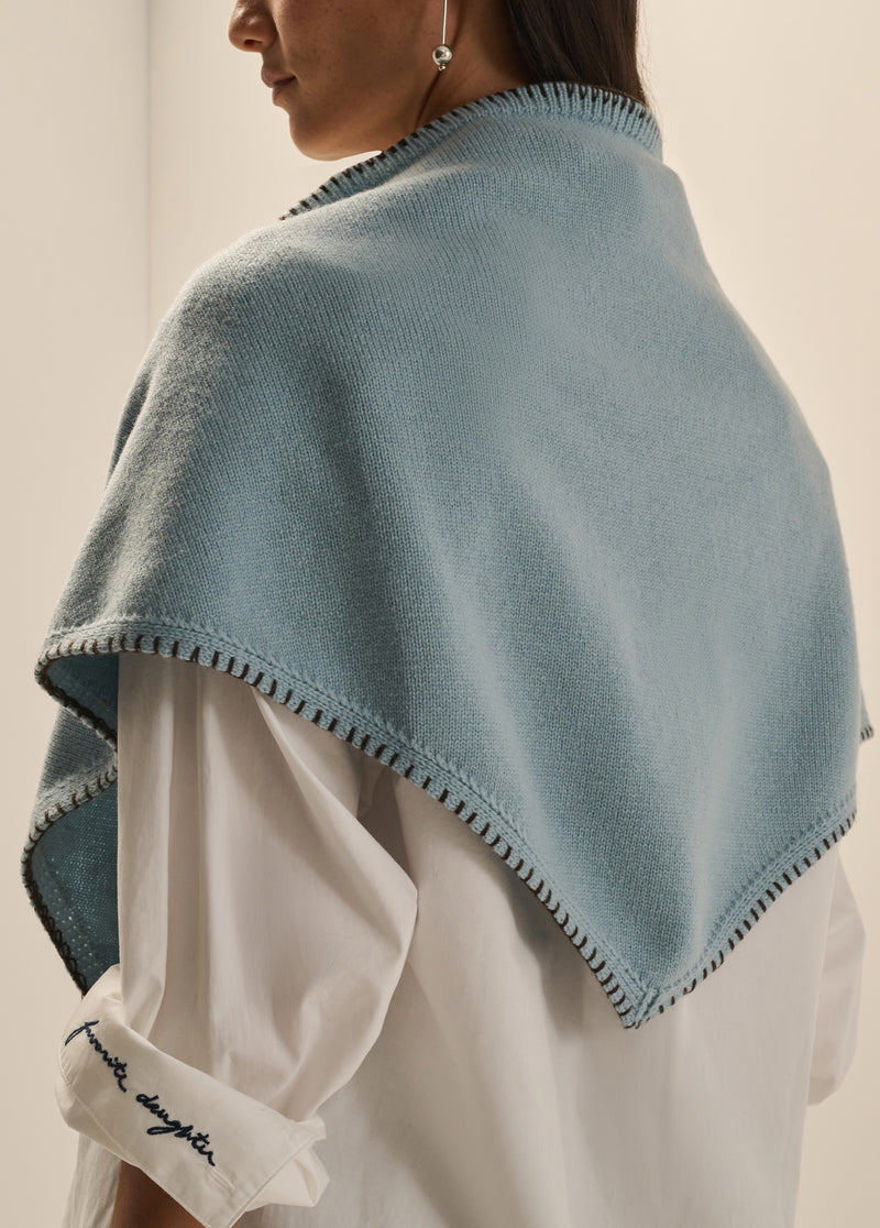 THE STITCHED TRIANGLE SCARF