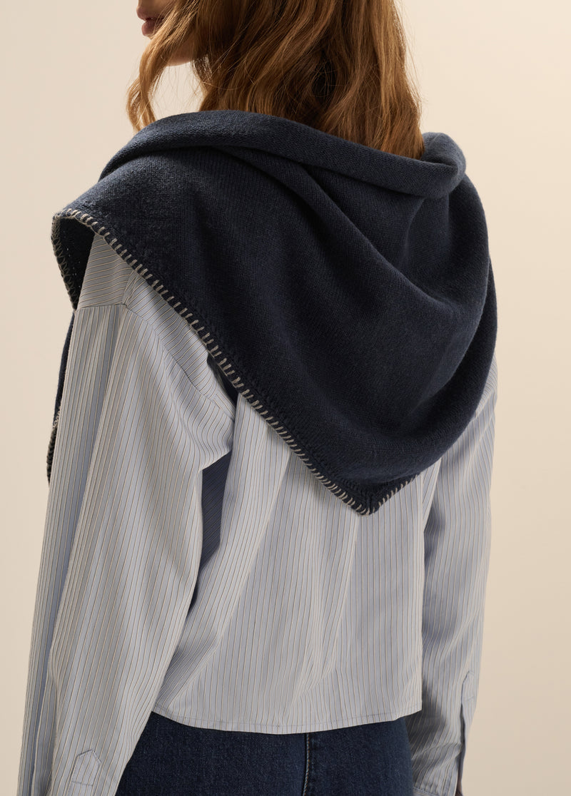 THE STITCHED TRIANGLE SCARF