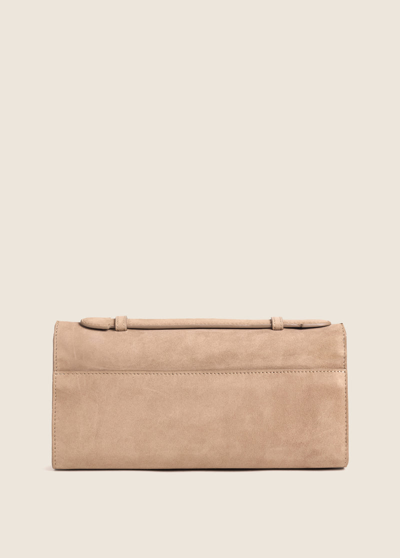 THE SUEDE HEIRLOOM CLUTCH