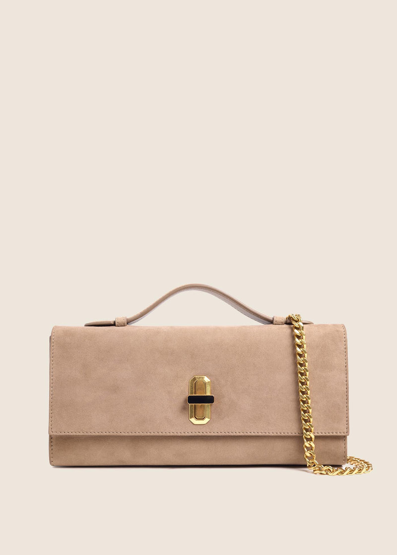 THE SUEDE HEIRLOOM CLUTCH