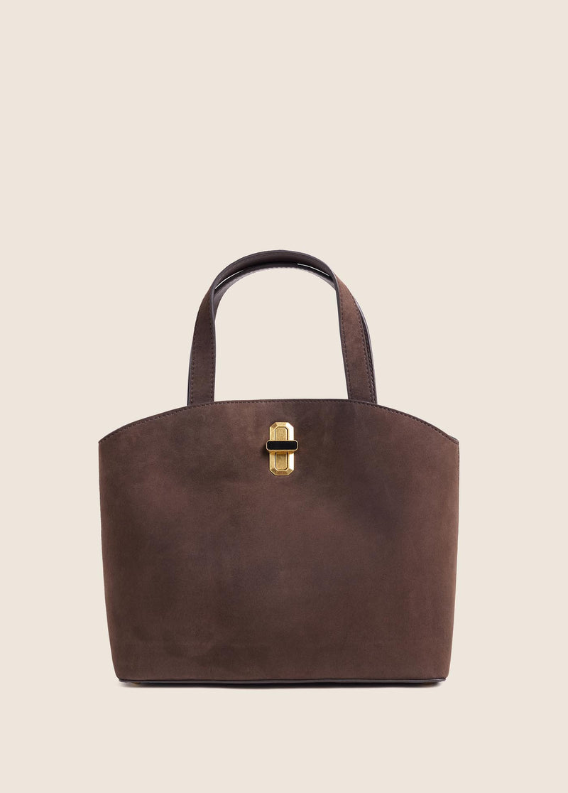 THE SUEDE HEIRLOOM MINI TOTE
