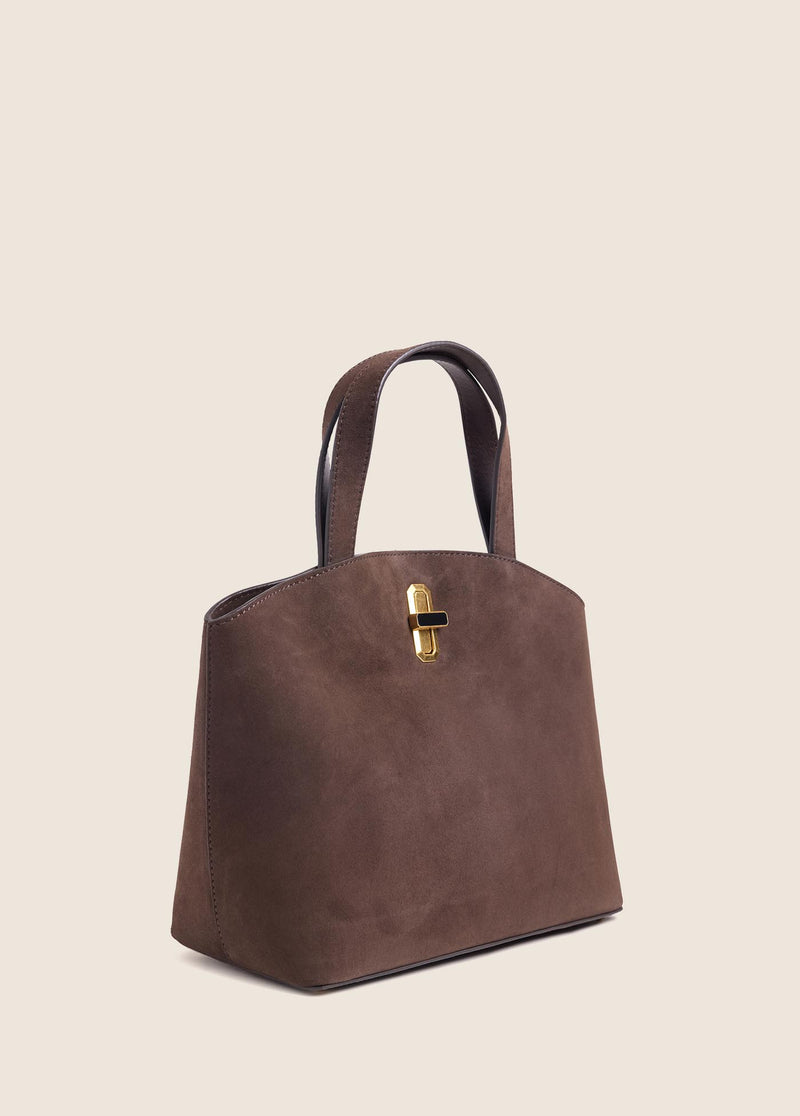THE SUEDE HEIRLOOM MINI TOTE