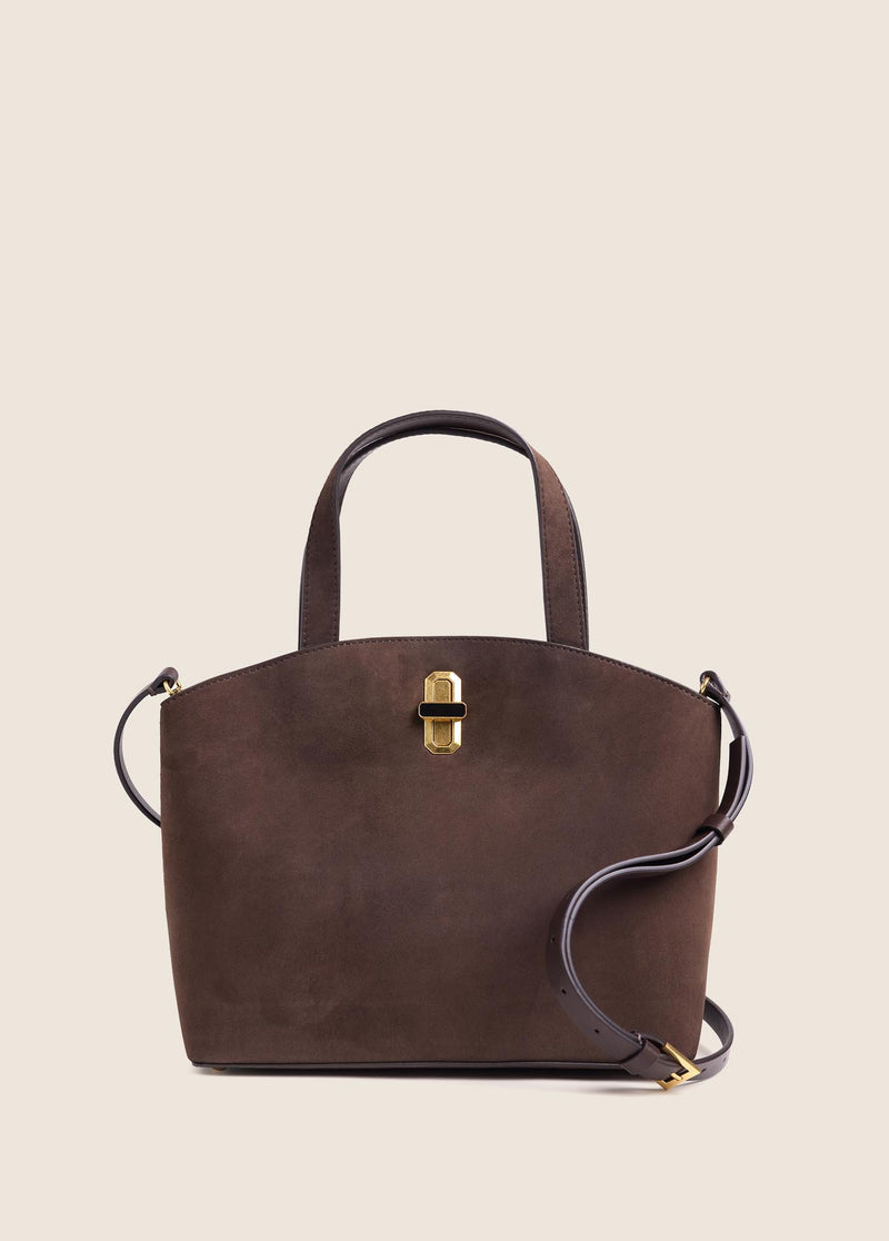 THE SUEDE HEIRLOOM MINI TOTE