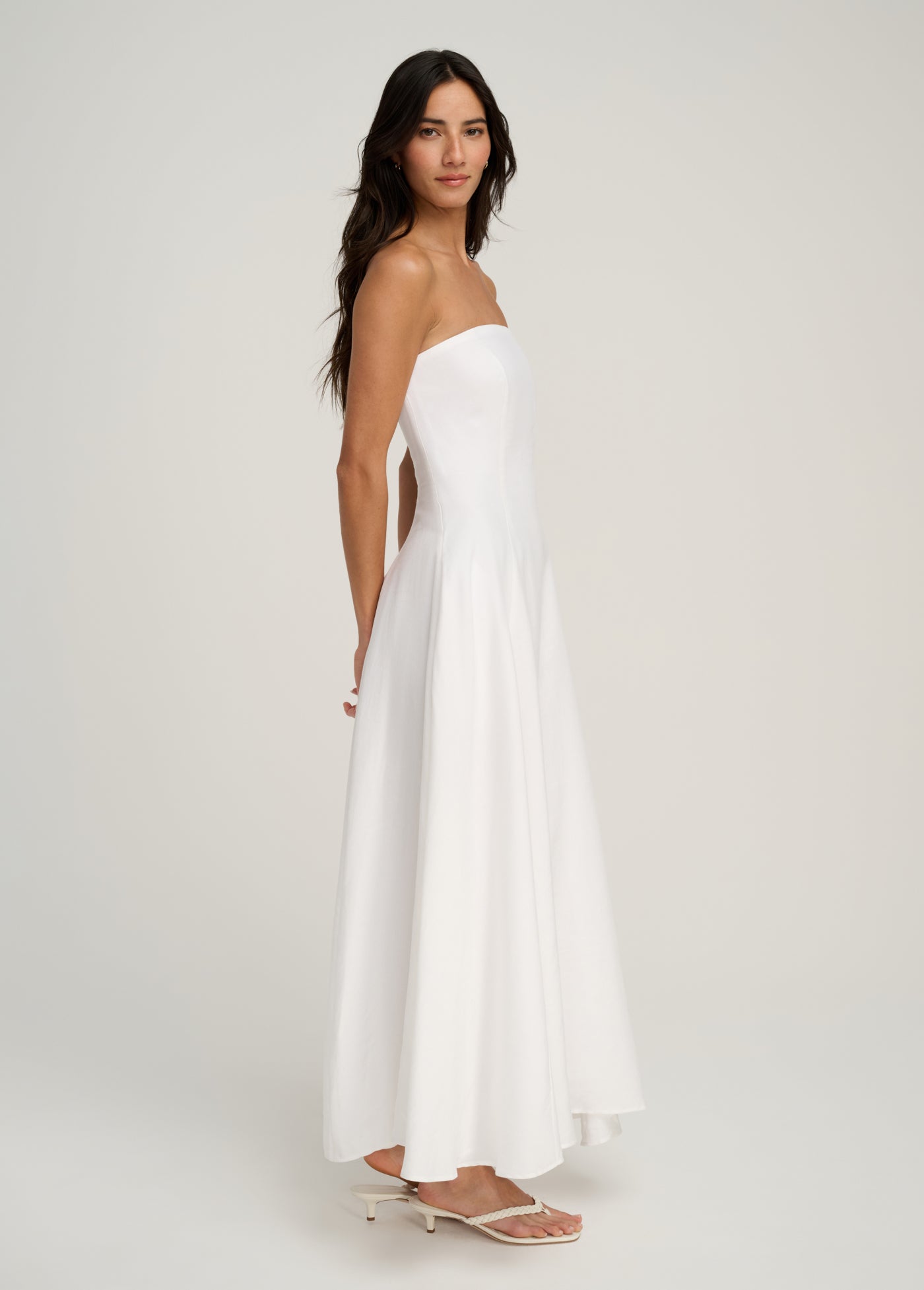 Favorite Daughter The Favorite Linen Dress in White - Size 10 Favorite Daughter The Favorite Linen Dress in White - Size 10