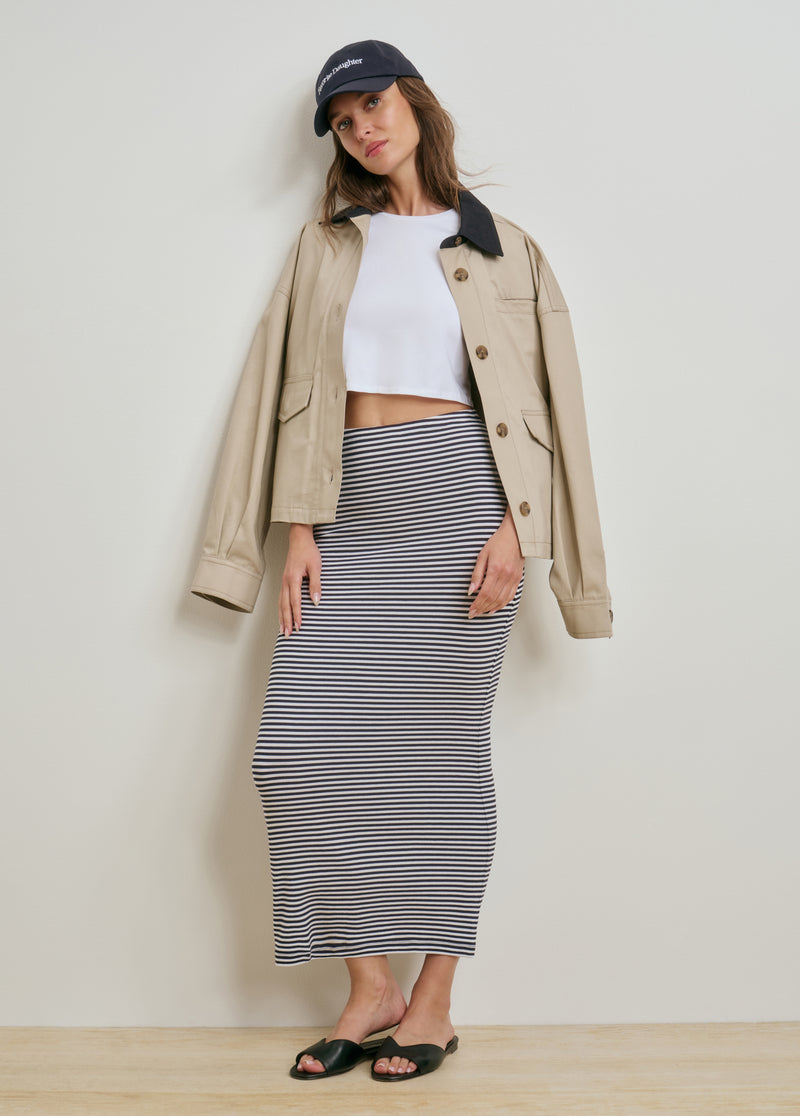 THE FOUNDATION MIDI SKIRT