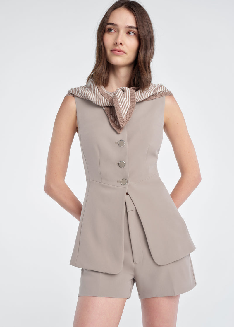 soft taupe stripe