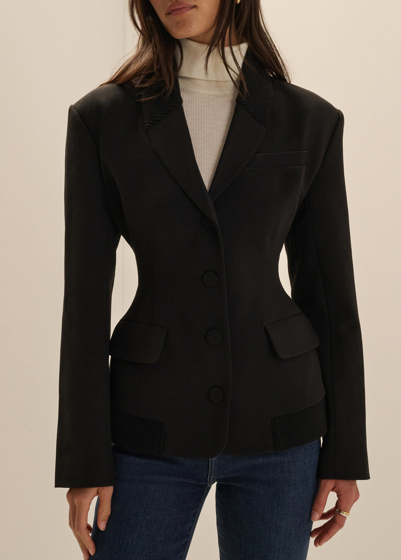 THE FITTED VARSITY BLAZER