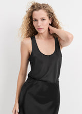 Clean Cut Tank | Black Sleek & Minimalist Holiday Layering
