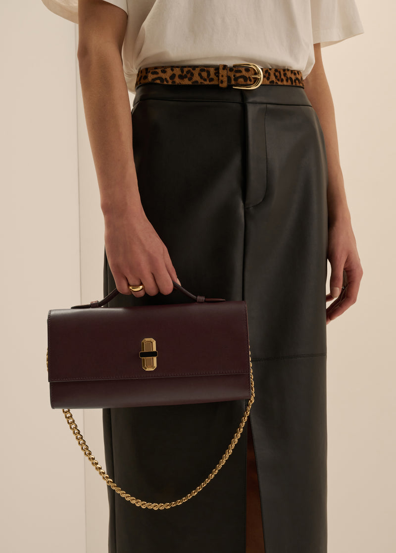 THE LEATHER HEIRLOOM CLUTCH