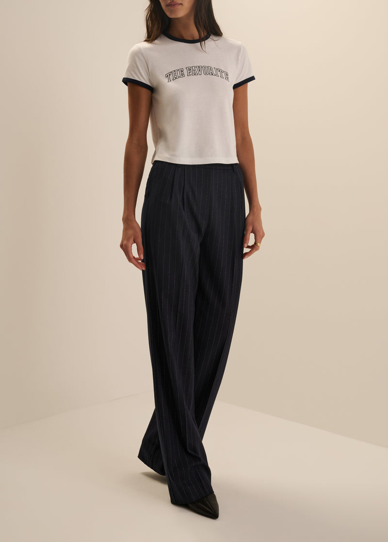 THE CROPPED FAVORITE RINGER TEE