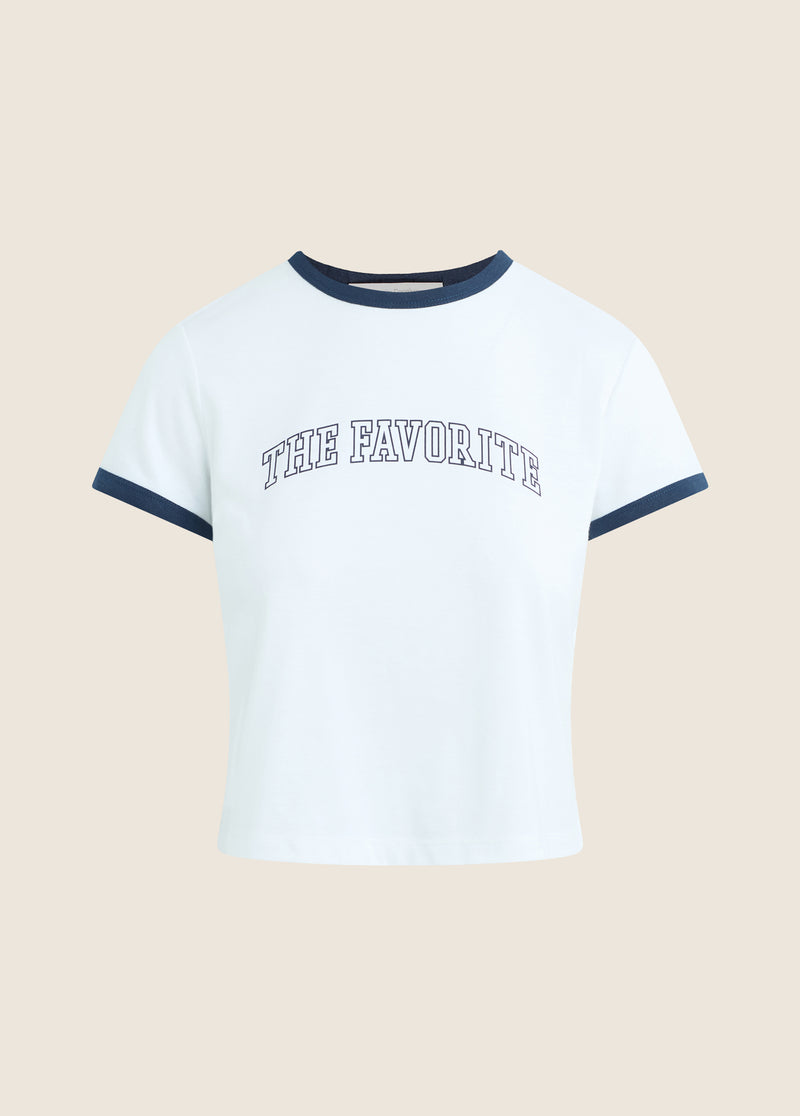 THE CROPPED FAVORITE RINGER TEE