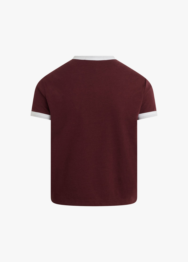 burgundy white