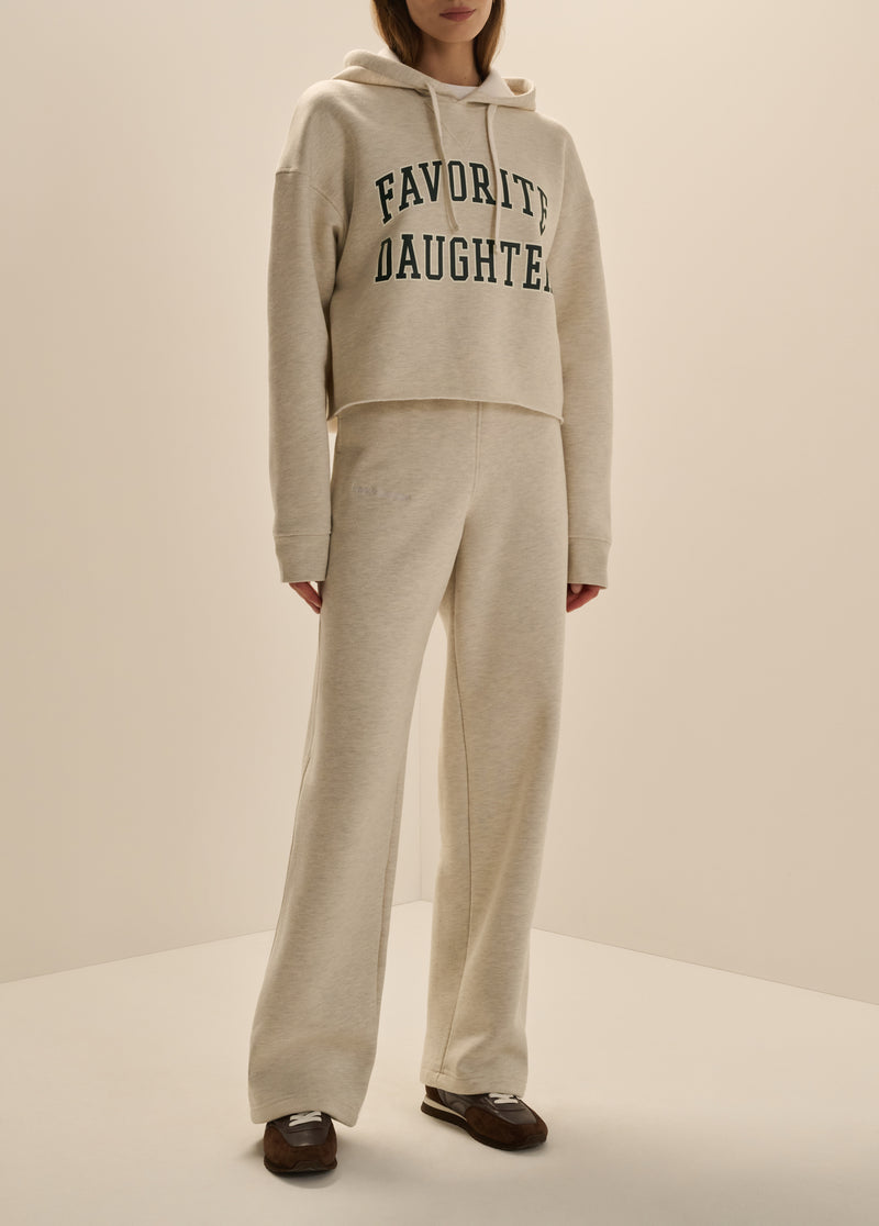 THE CROPPED COLLEGIATE HOODIE