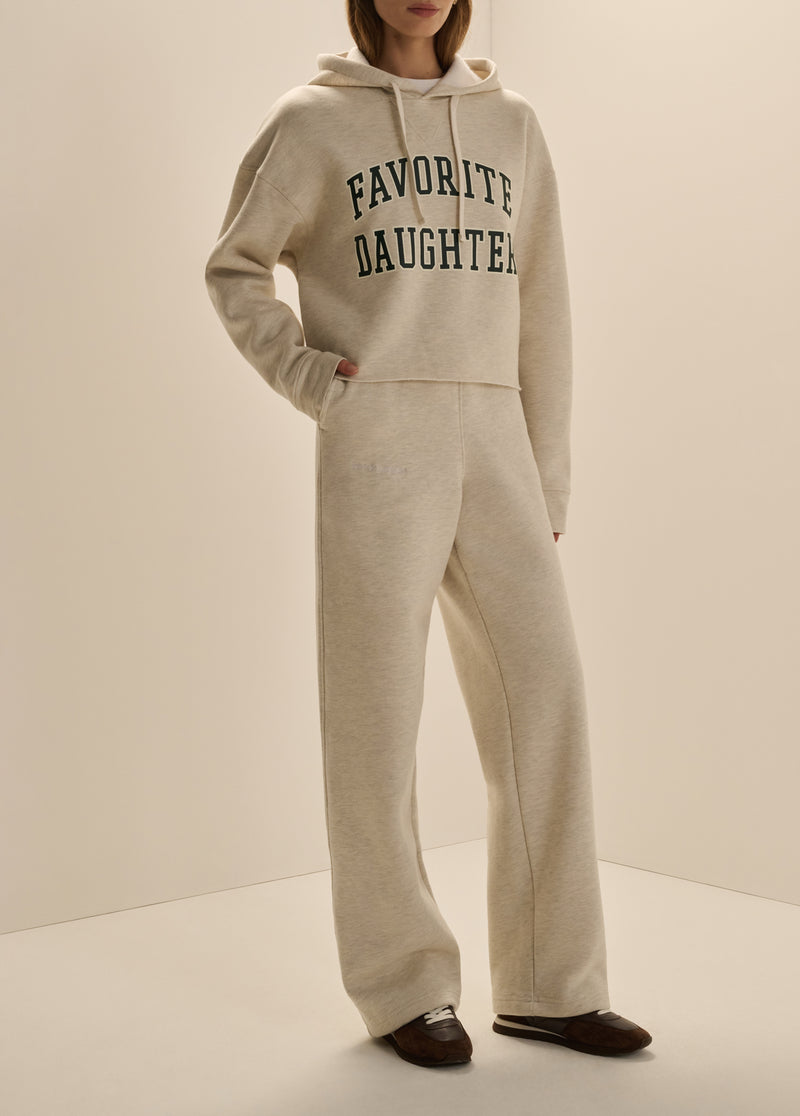 THE CROPPED COLLEGIATE HOODIE