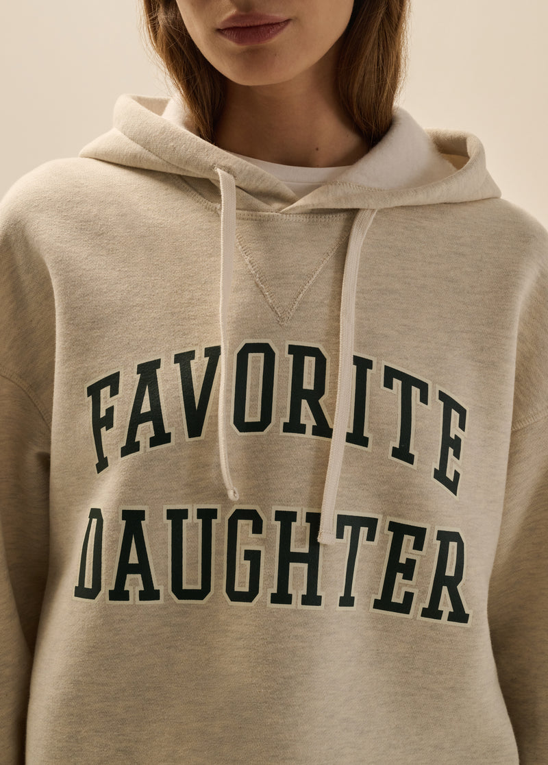THE CROPPED COLLEGIATE HOODIE